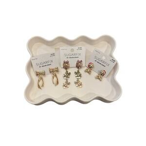 SUGARFIX by BaubleBar Winter Holiday Earrings- Lot of 3